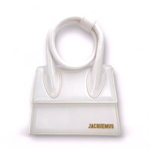 White Jacquemus Le Chiquito Noeud Bag